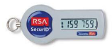 Sample SecurID token